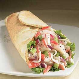 Seafood Salad Wrap